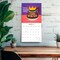 Brush Dance; But First Coffee | 2027 12 x 24 Inch (Hanging) Monthly Square Wall Calendar | Plastic-Free; Category:Wall Calendars; Image:6